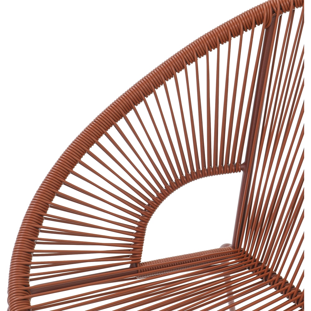 Banca gradina Hosti, otel, 124.5 x 71 x 81 cm, portocaliu