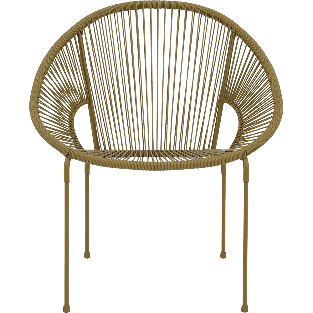 Scaun terasa GOODHOME Hosti, otel, 70.5 x 70 x 82 cm, verde