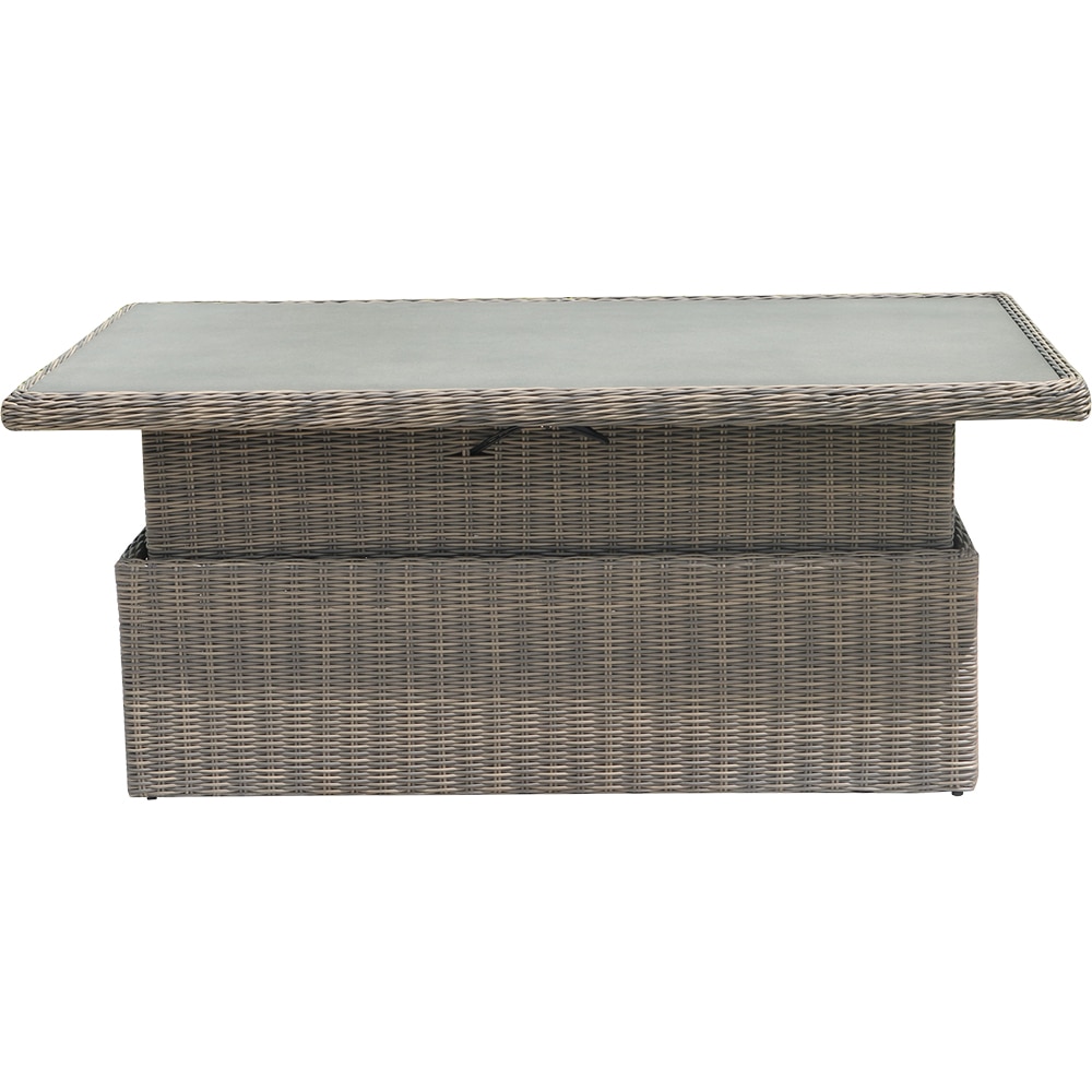 Set mobilier gradina GOODHOME Emali, 7 piese, gri