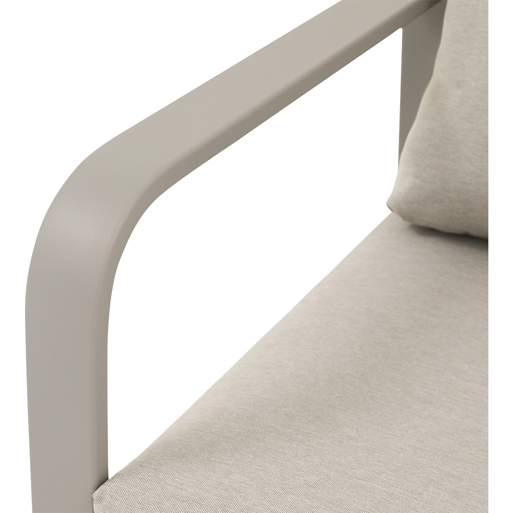 Set coltar gradina GOODHOME Mallia, 6 locuri, gri