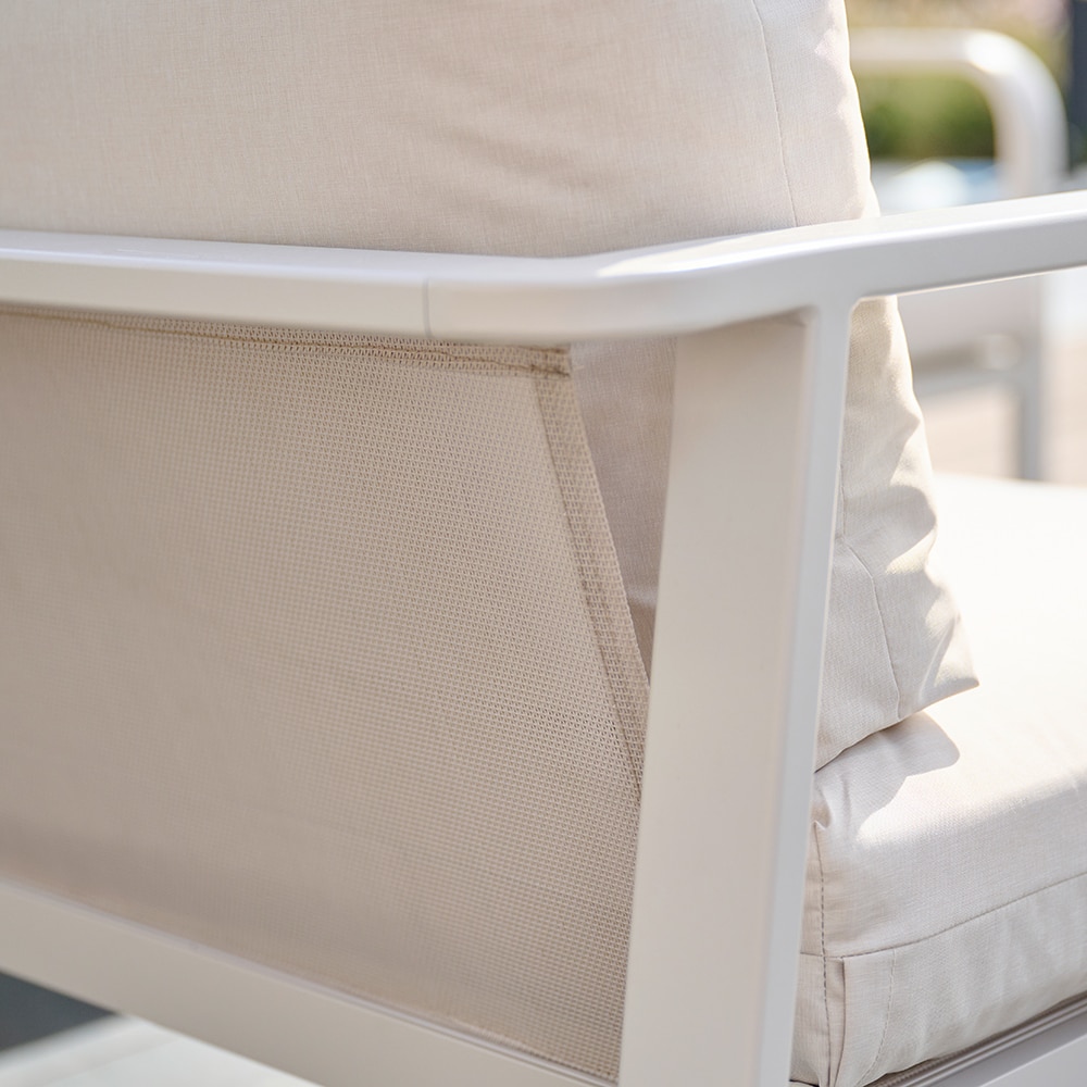 Set coltar gradina GOODHOME Mallia, 6 locuri, gri