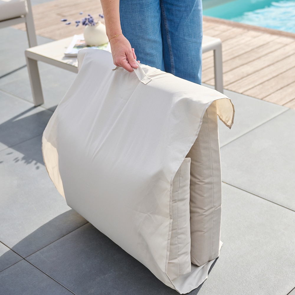 Set coltar gradina GOODHOME Mallia, 6 locuri, gri