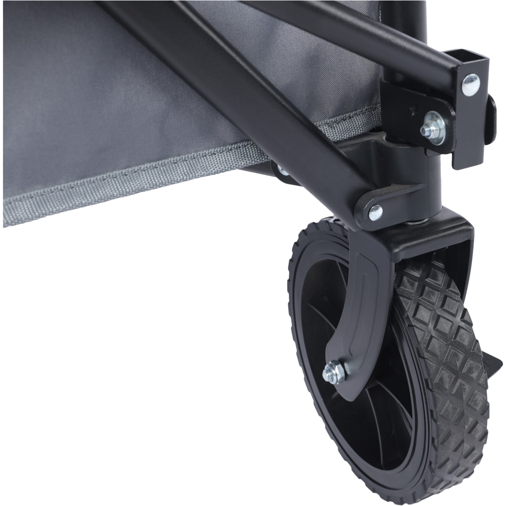 Carucior gradina Vatani, poliester, 50 x 100 x 96 cm, gri