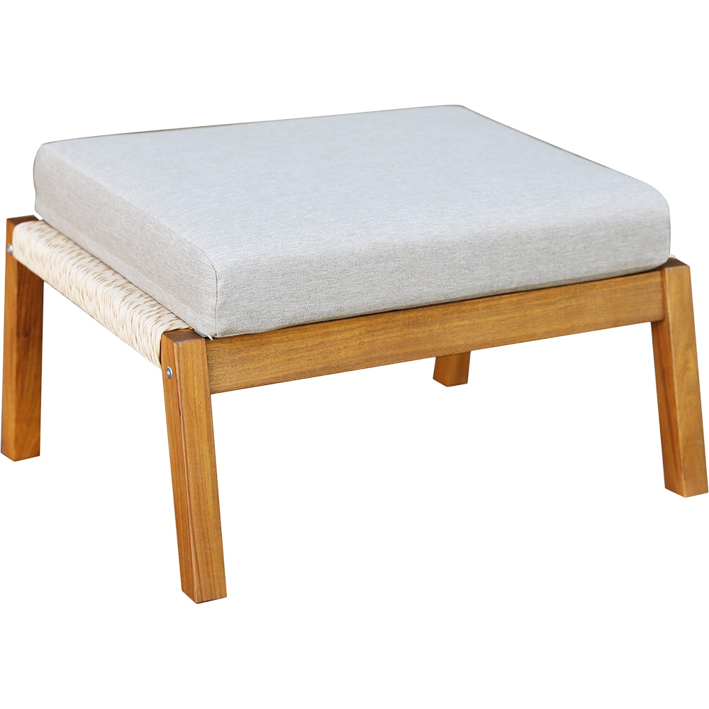 Set mobilier gradina GOODHOME Dalaba, 4 piese, gri