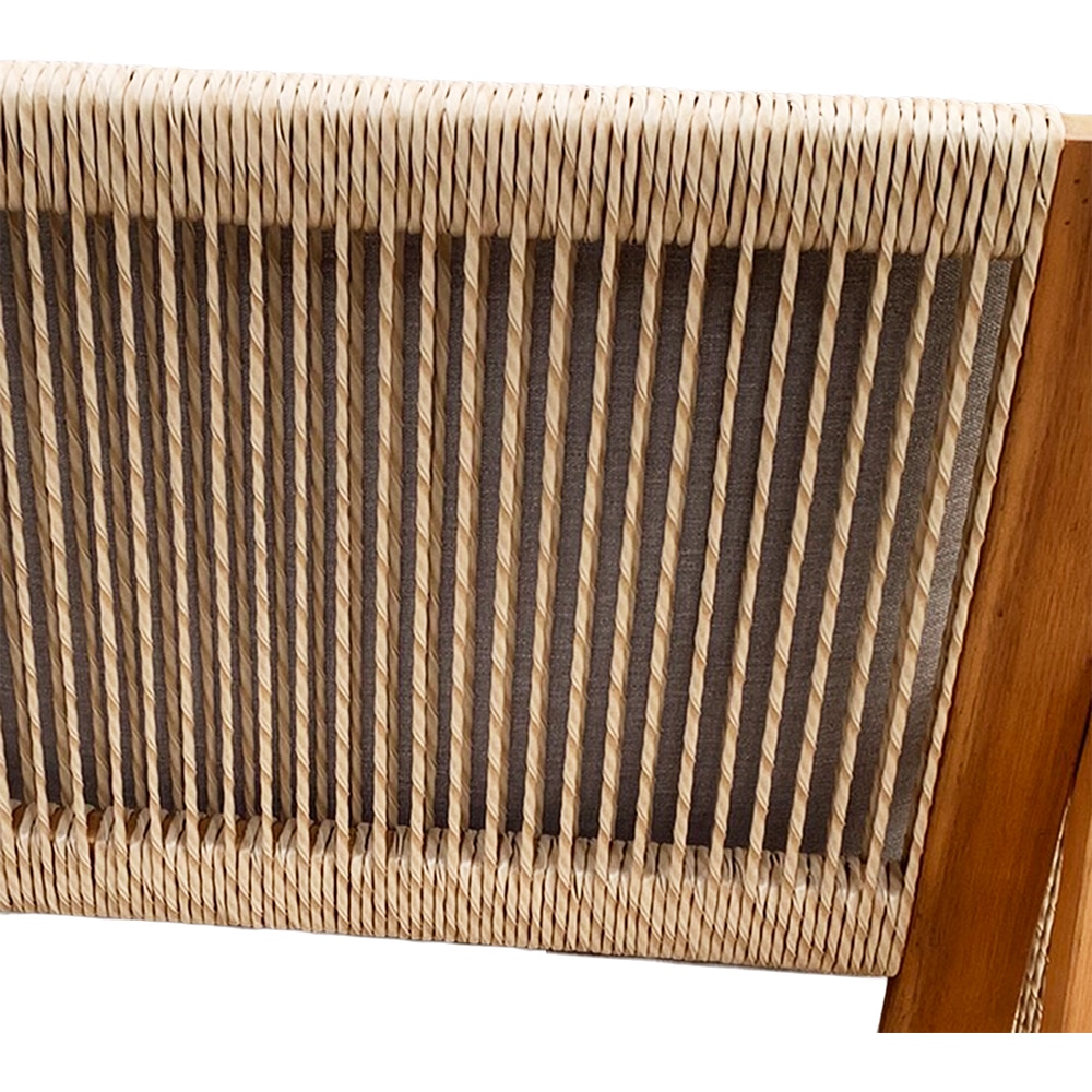 Set mobilier gradina GOODHOME Dalaba, 4 piese, gri