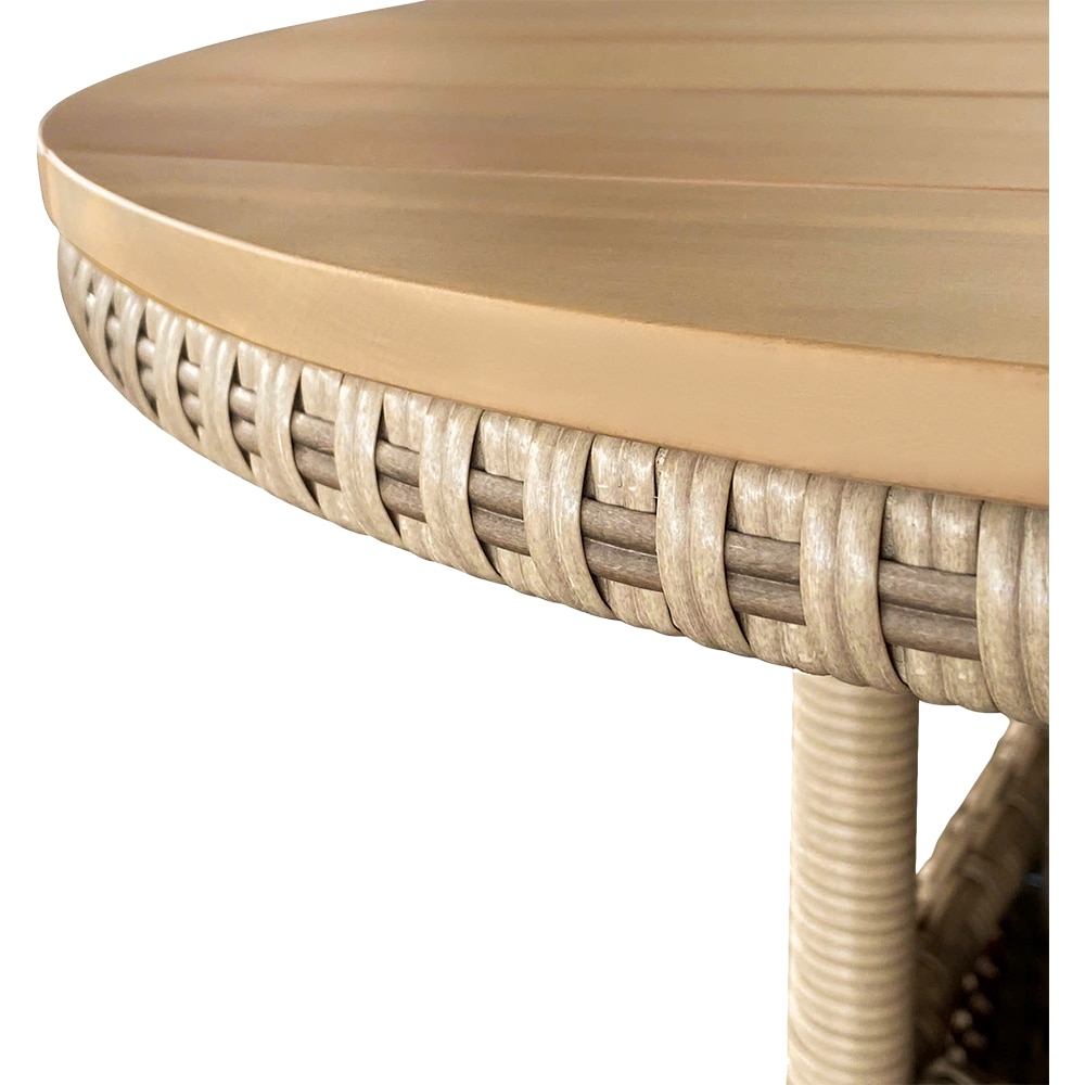 Masa GOODHOME Elos, 4 locuri, maro