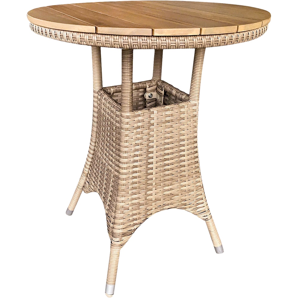 Set mobilier gradina GOODHOME Elos 2, 3 piese, crem