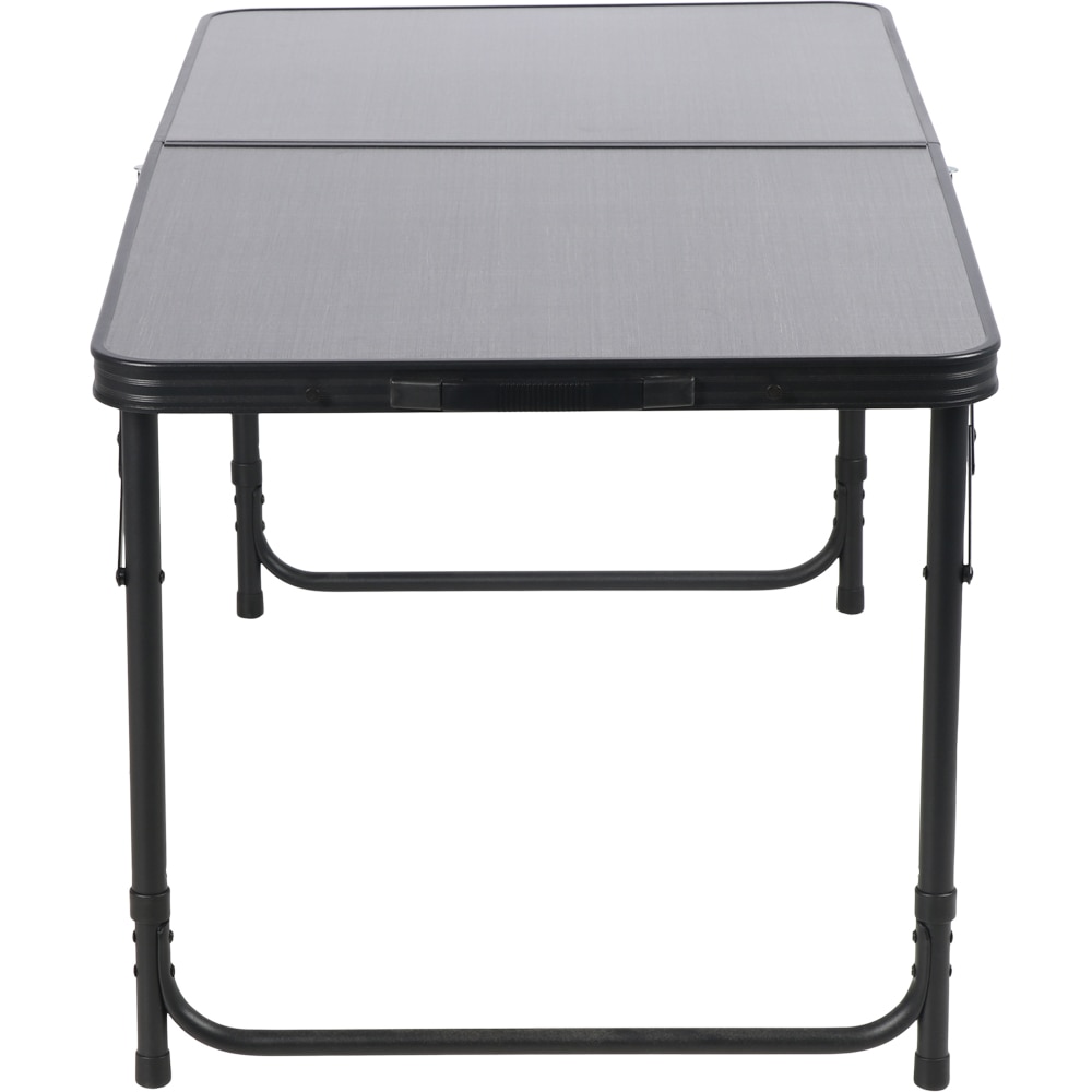 Masa camping Vatani, aluminiu, 120 x 60 x 54 cm, gri