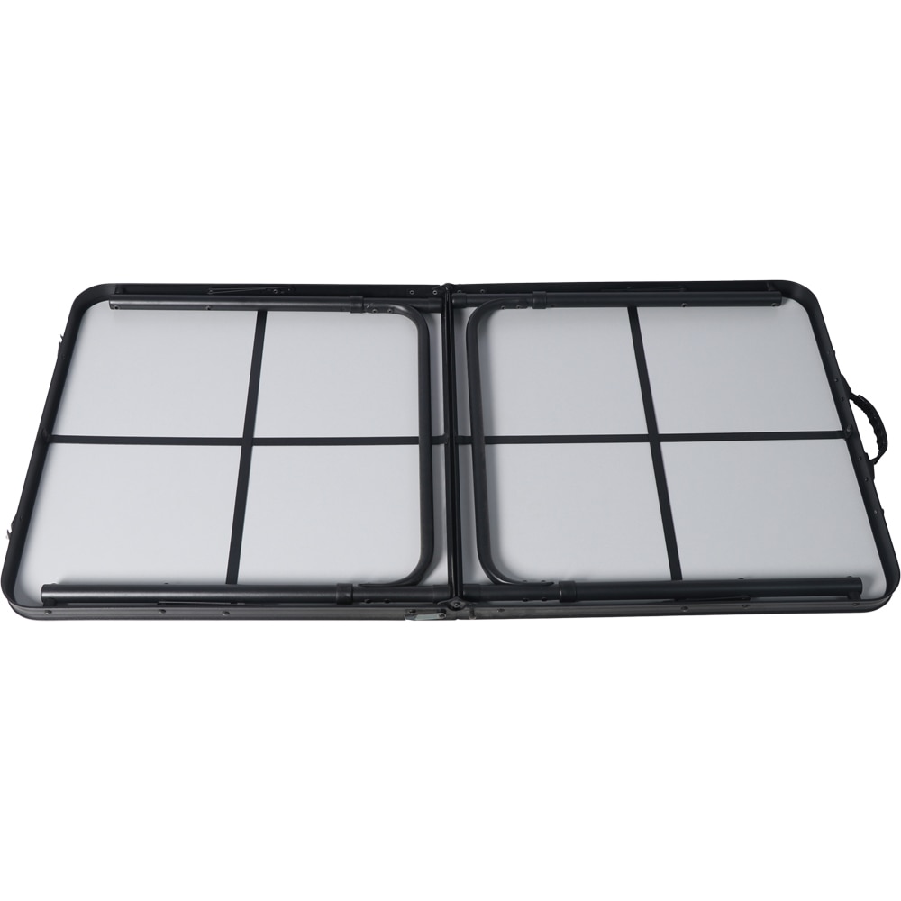 Masa camping Vatani, aluminiu, 120 x 60 x 54 cm, gri