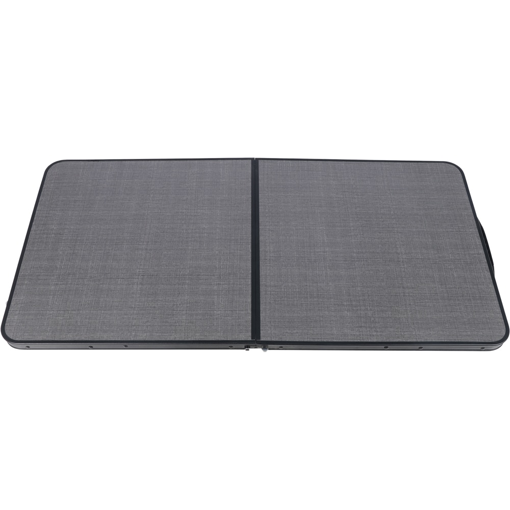 Masa camping Vatani, aluminiu, 120 x 60 x 54 cm, gri