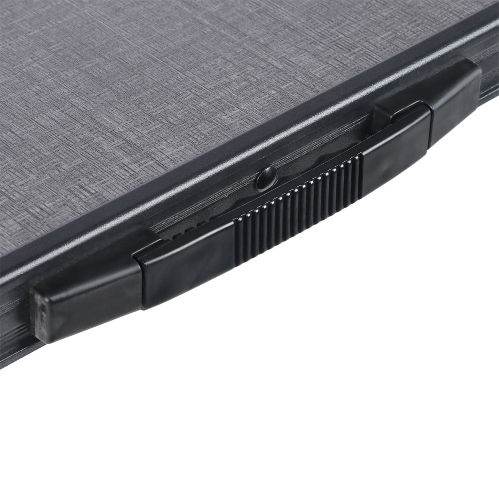 Masa camping Vatani, aluminiu, 120 x 60 x 54 cm, gri