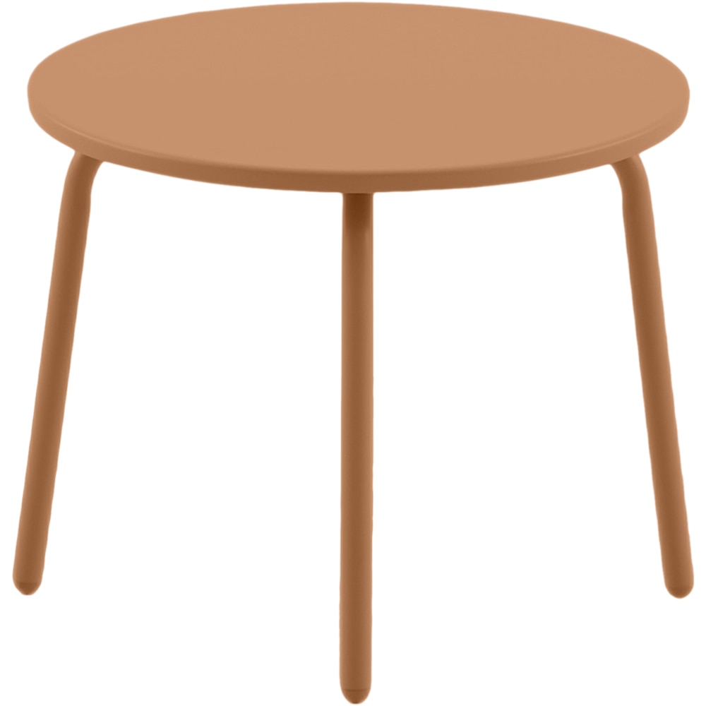 Masa terasa Matola, otel, 40.5 x 40.5 x 33 cm, portocaliu