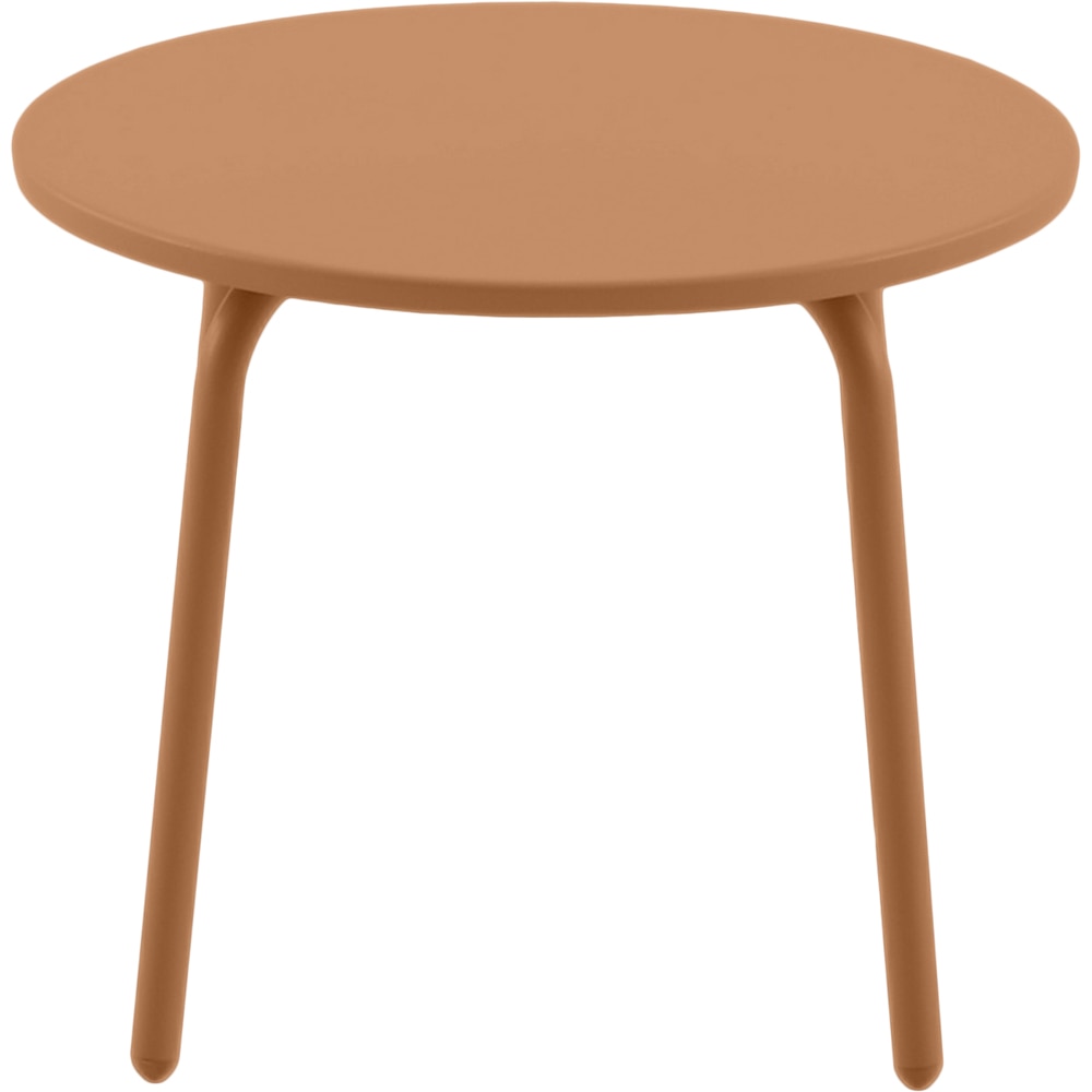 Masa terasa Matola, otel, 40.5 x 40.5 x 33 cm, portocaliu