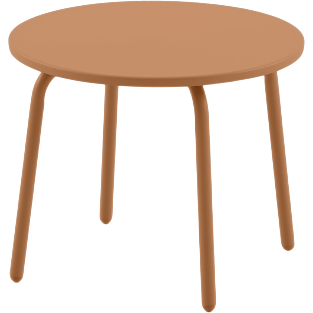 Masa terasa Matola, otel, 40.5 x 40.5 x 33 cm, portocaliu