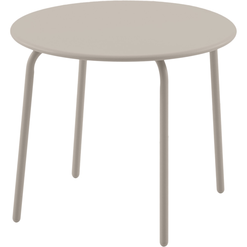 Masa terasa Matola, otel, 50 x 50 x 43 cm, argintiu