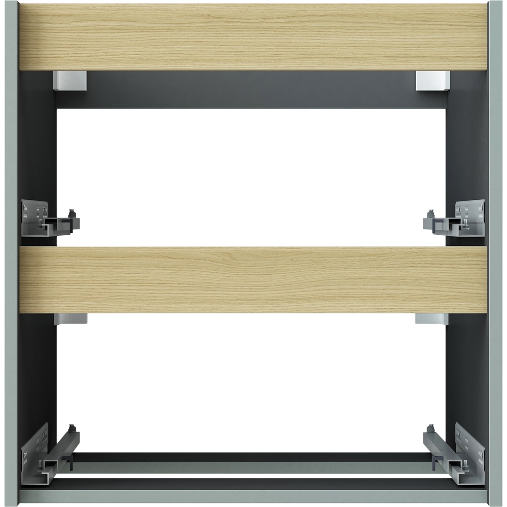 Baza pentru lavoar, 60 x 59 x 45 cm, PAL si MDF, verde