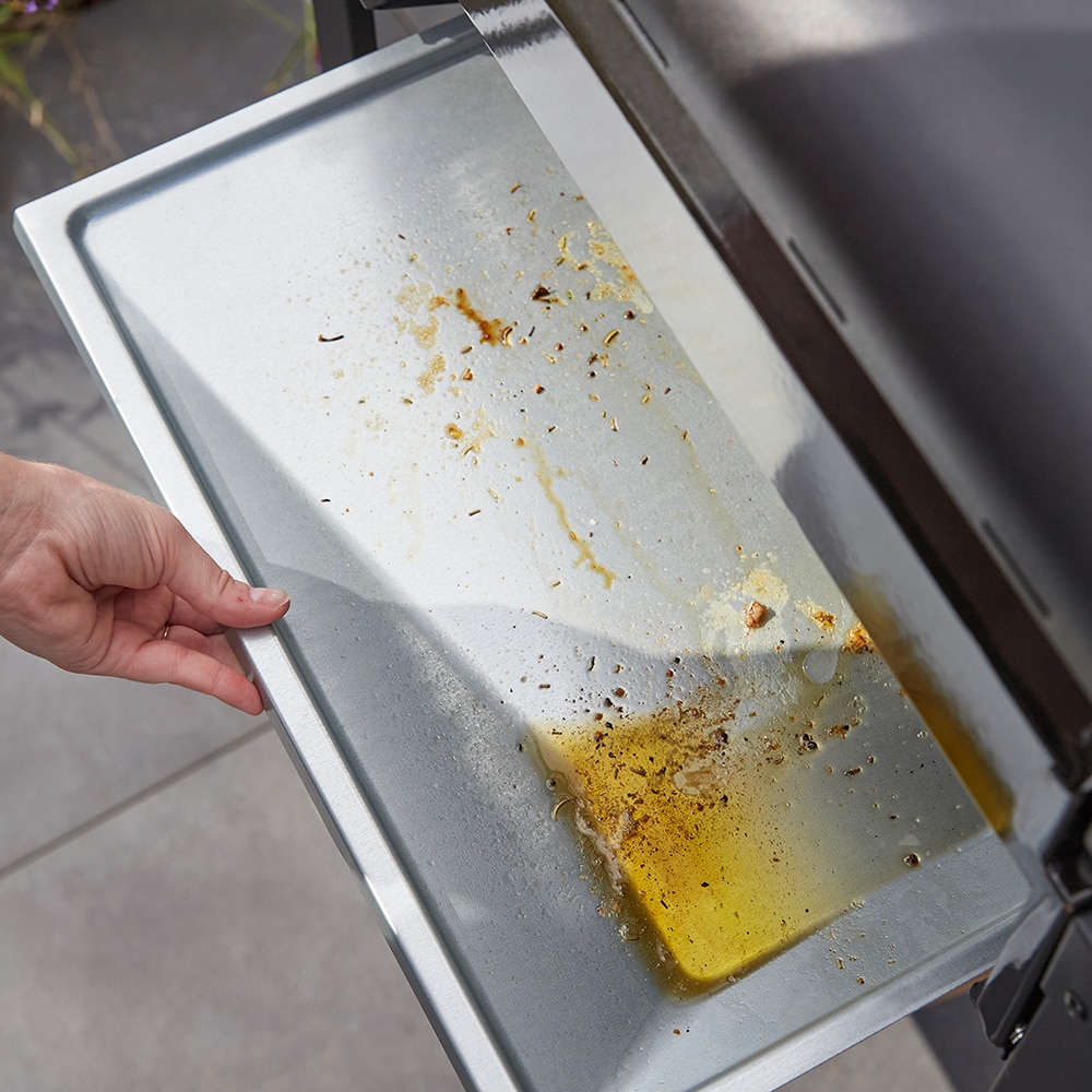 Gratar pe gaz ELGAR, 3 arzatoare, 2 role, negru