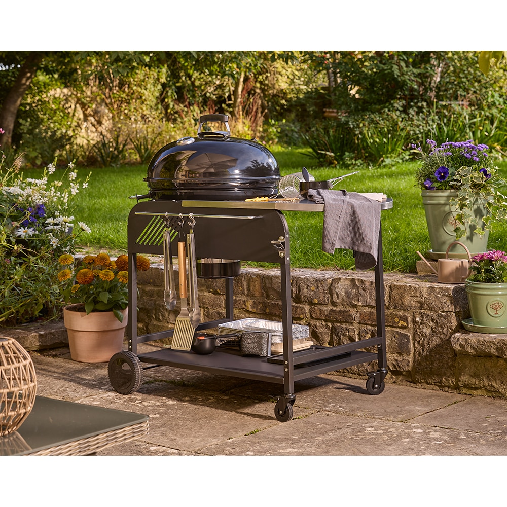 Set 2 ustenstile gratar GOODHOME, otel inoxidabil, maro