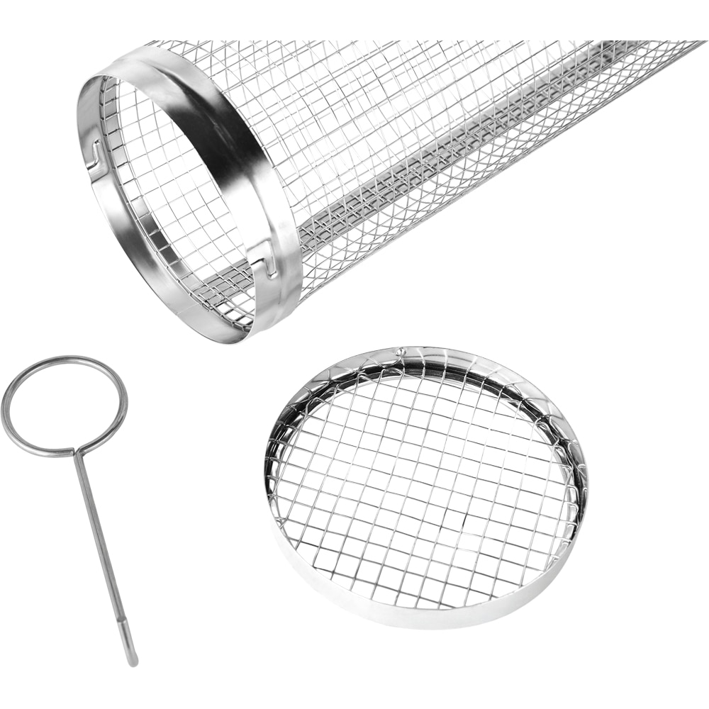 Rola grill legume GOODHOME, otel inoxidabil, 9.5 x 30.1 cm, argintiu