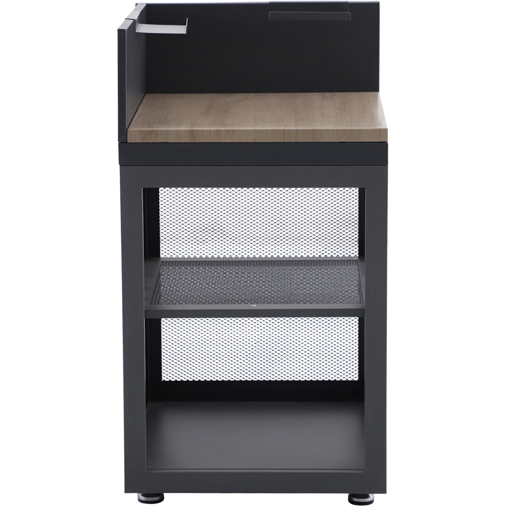 Dulap colt gradina GOODHOME Cucino, otel, 60 x 60 x 110 cm, gri