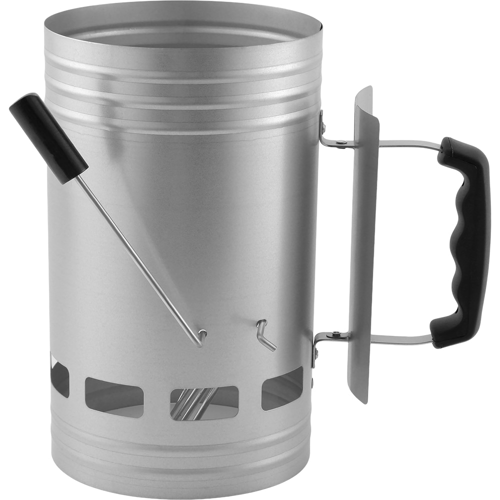 Aprinzator carbuni GOODHOME, 17 x 27.5 cm, argintiu