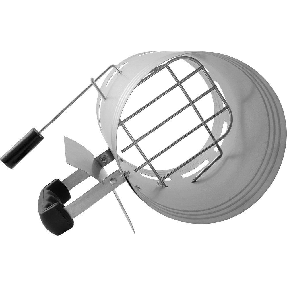 Aprinzator carbuni GOODHOME, 17 x 27.5 cm, argintiu