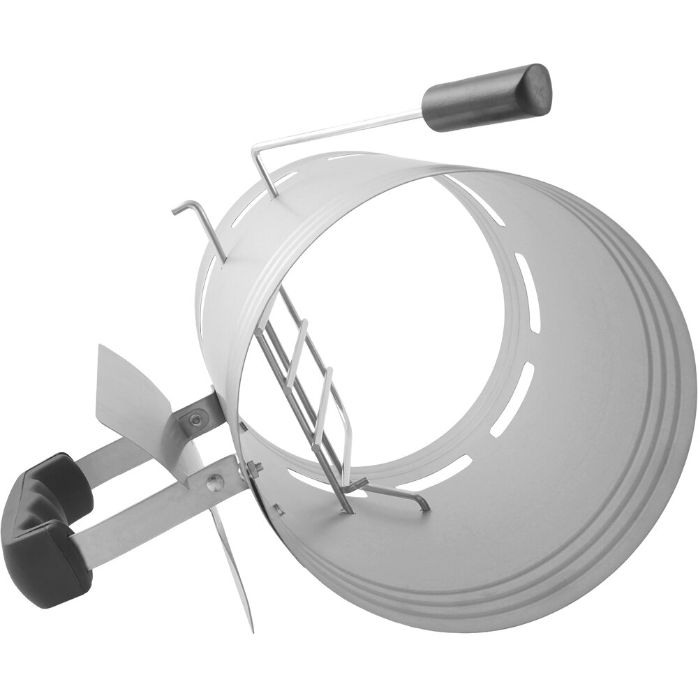 Aprinzator carbuni GOODHOME, 17 x 27.5 cm, argintiu