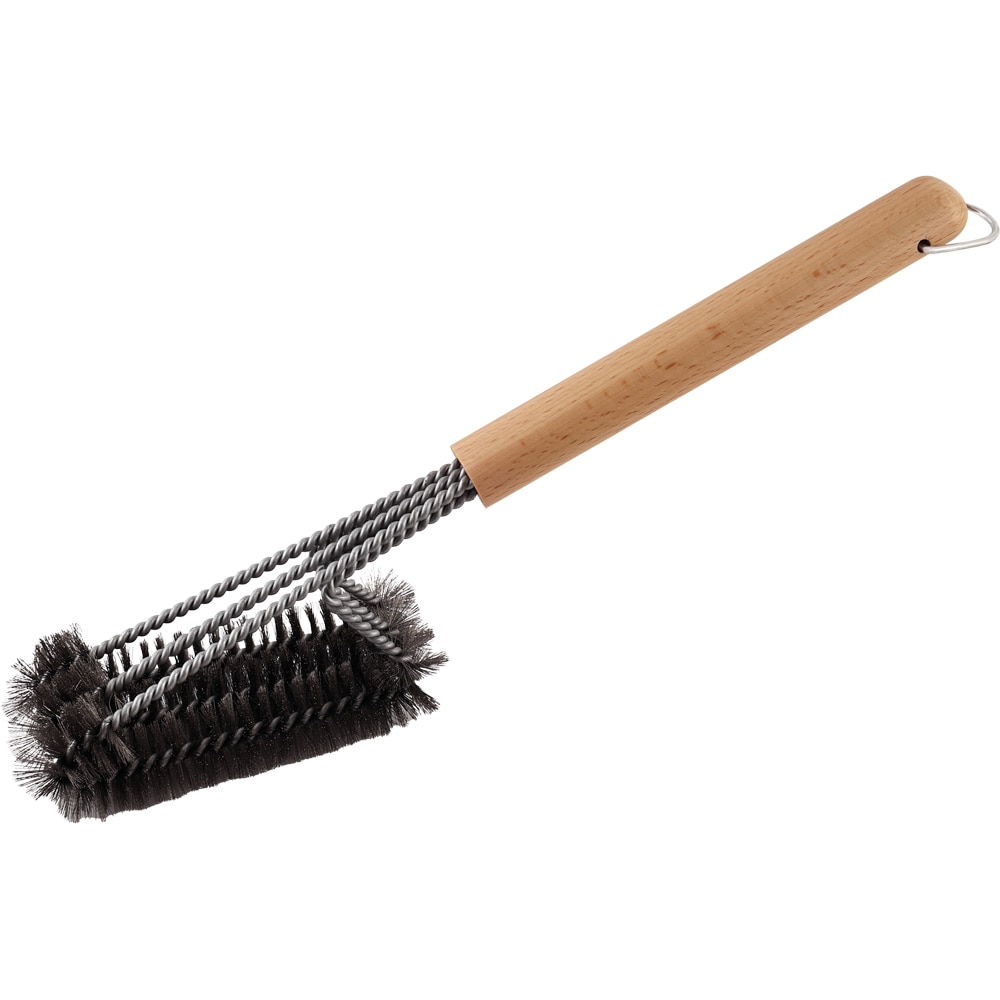 Perie gratar GOODHOME, otel inoxidabil, 7 x 40 cm, maro