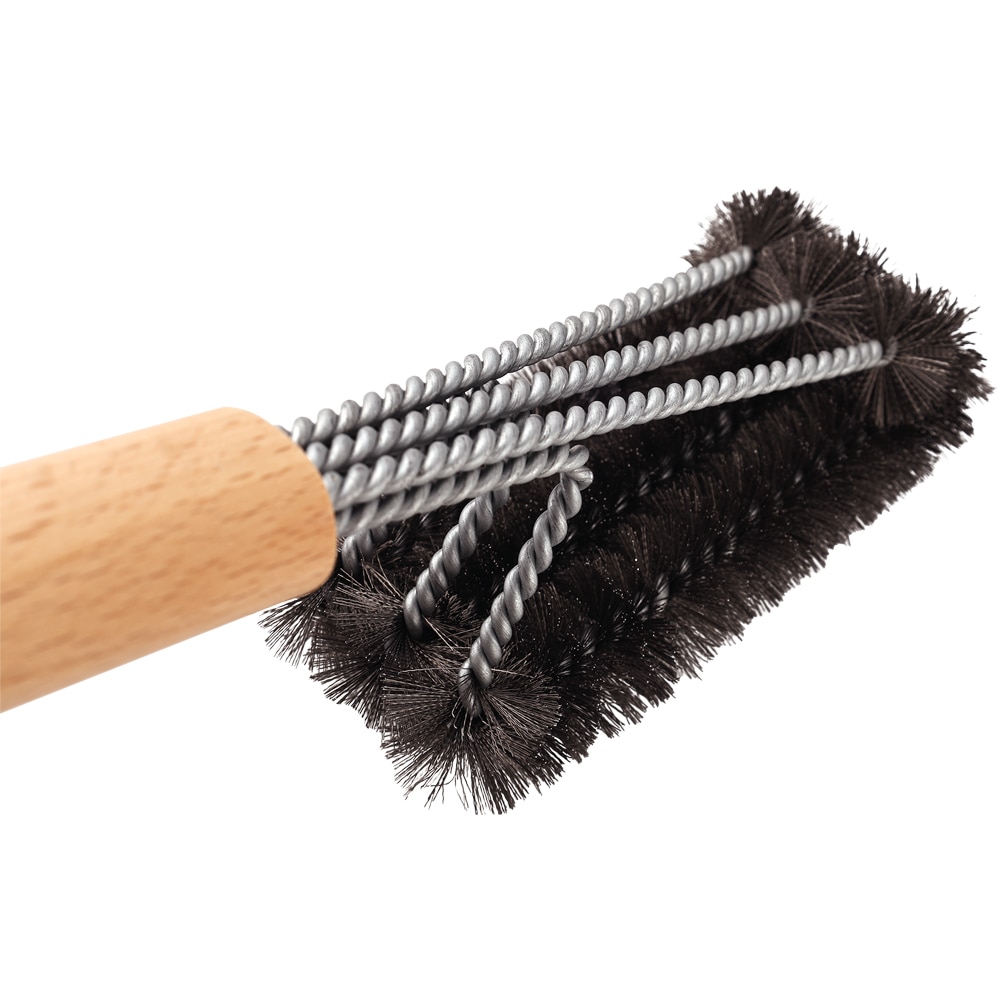 Perie gratar GOODHOME, otel inoxidabil, 7 x 40 cm, maro