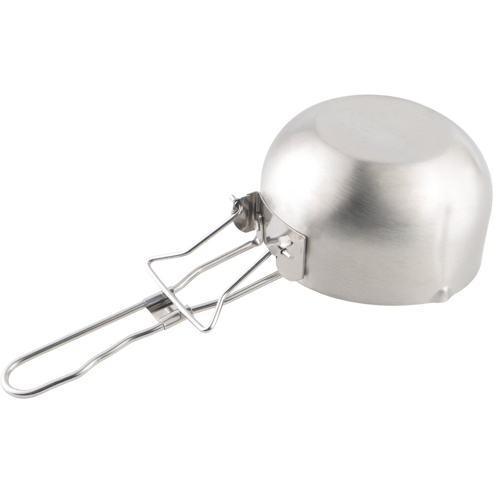 Set oala pentru sosuri si pensula GOODHOME, otel inoxidabil, 12.5 x 25.8 cm, argintiu