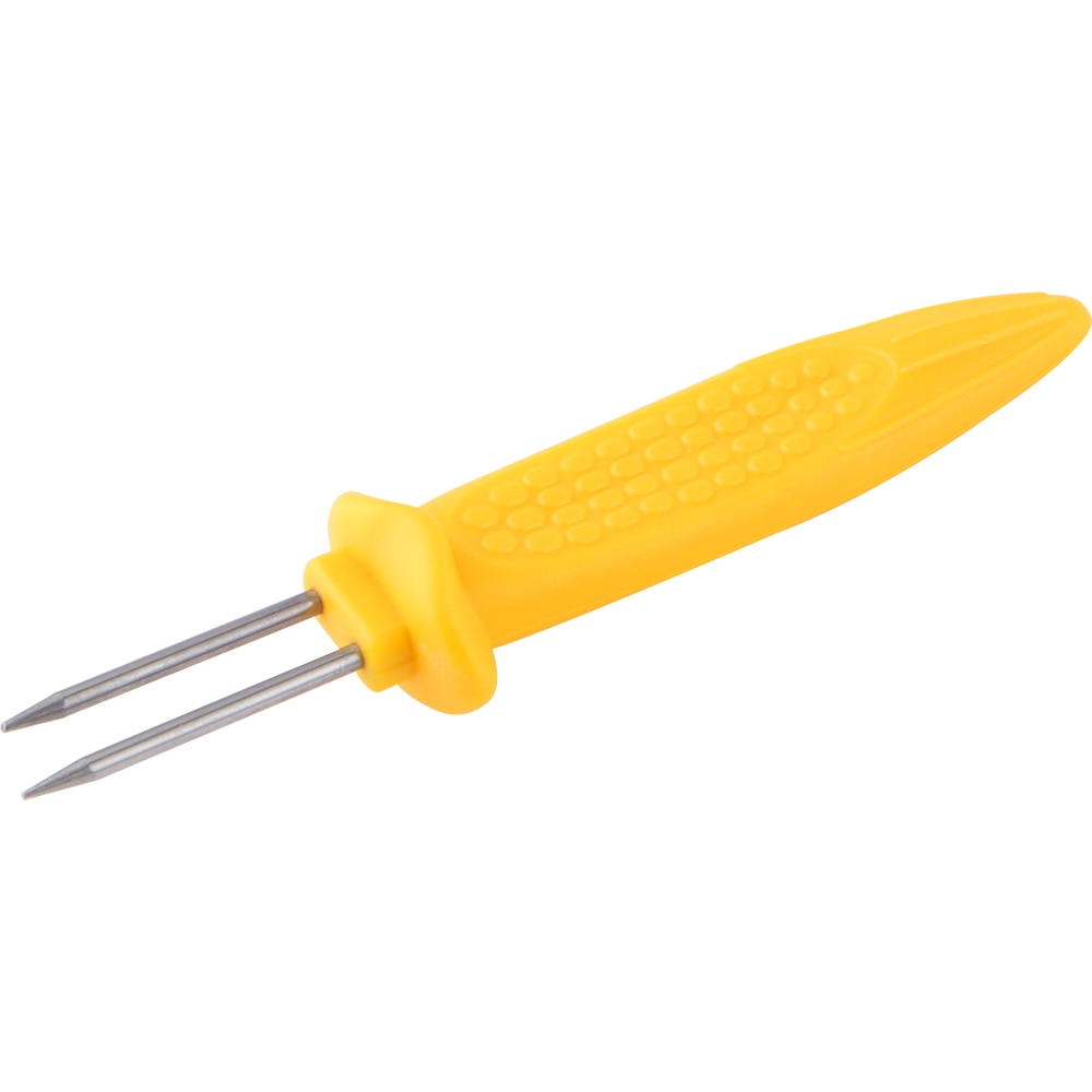 Set 8 frigarui porumb, otel inoxidabil, 8.4 cm, galben