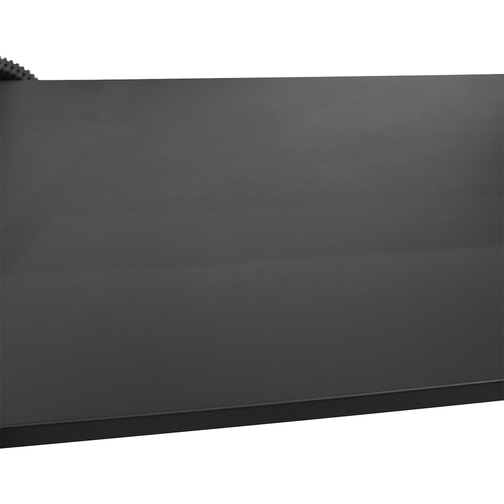 Gratar carbune GOODHOME BBQ Elland, 57cm, 1 suprafata, 4 role, negru