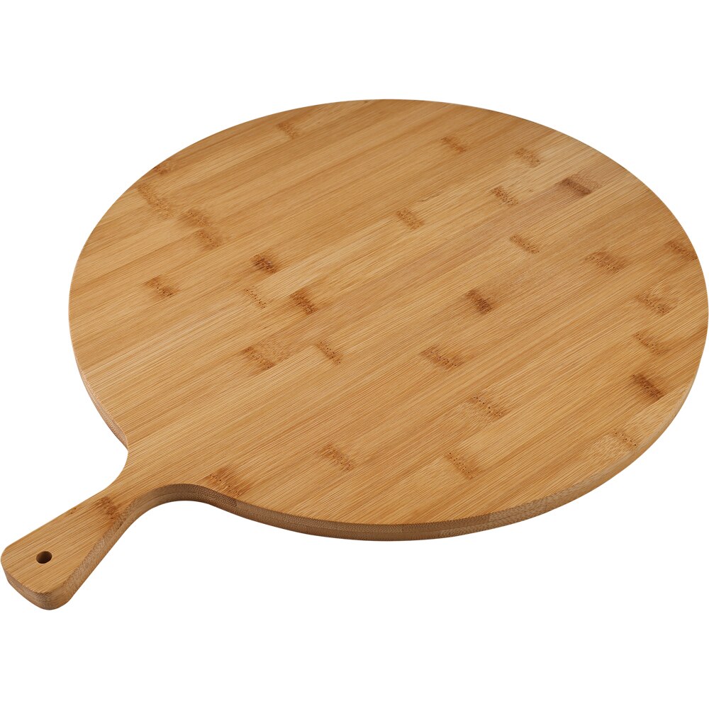 Tocator pizza GOODHOME, bambus, 50 cm, maro