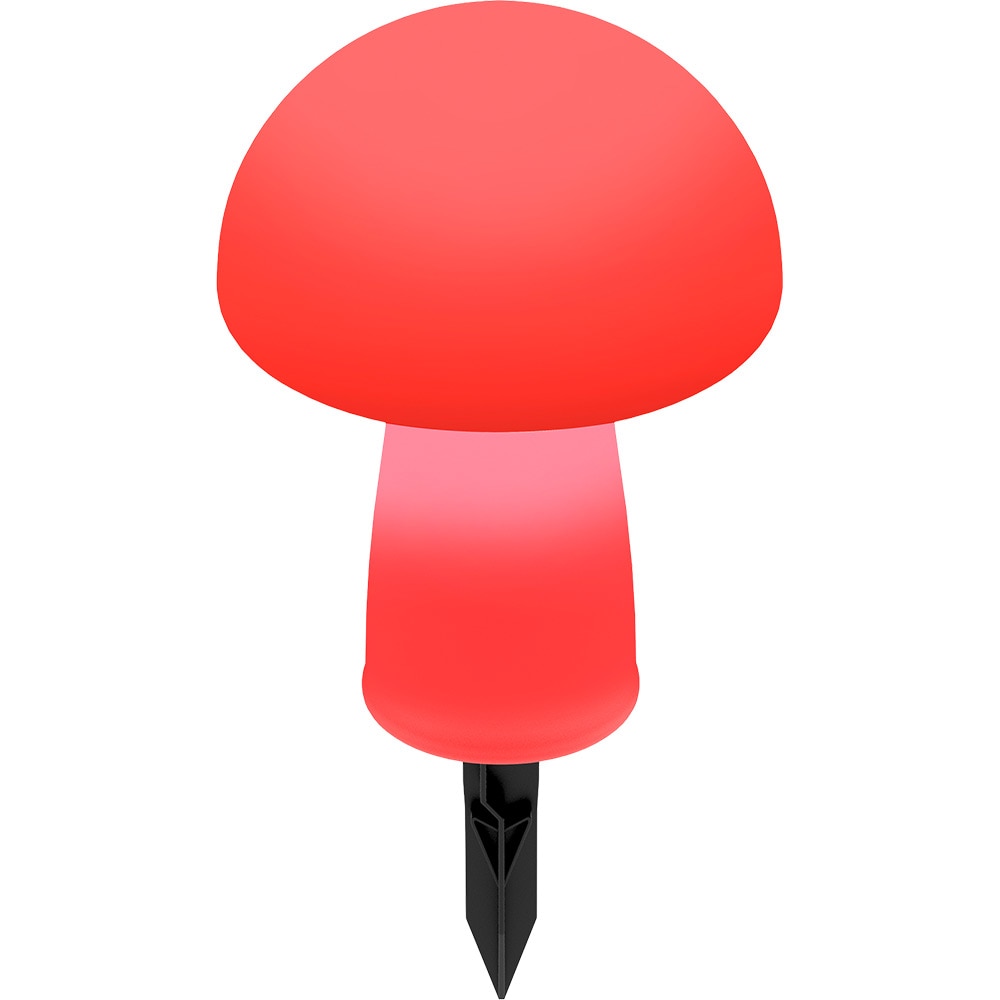 Lampa solara ciuperca RGB, 0.32 W, IP44, alb