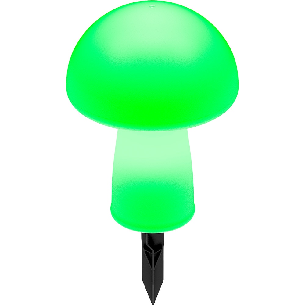 Lampa solara ciuperca RGB, 0.32 W, IP44, alb