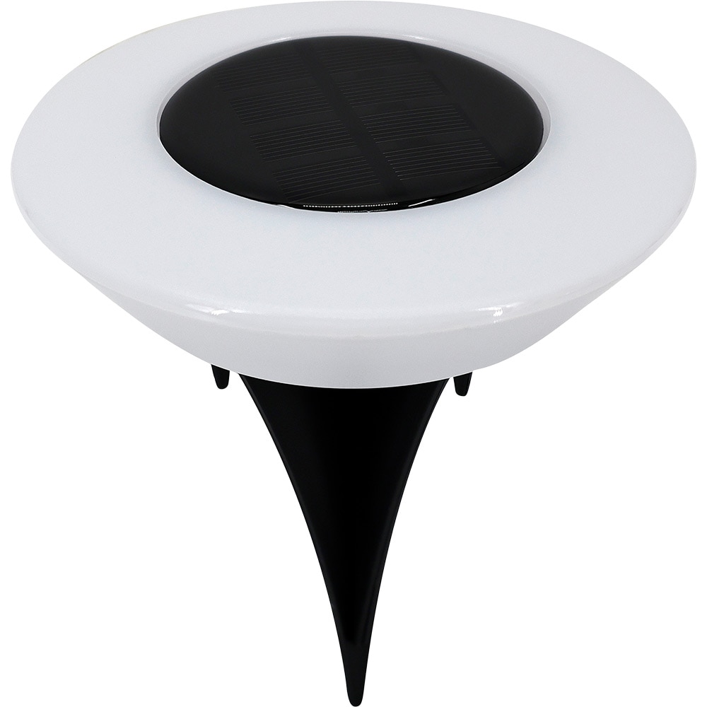 Lampa solara LED, 0.07W, 6 lm, 3000K, IP44, plastic, negru