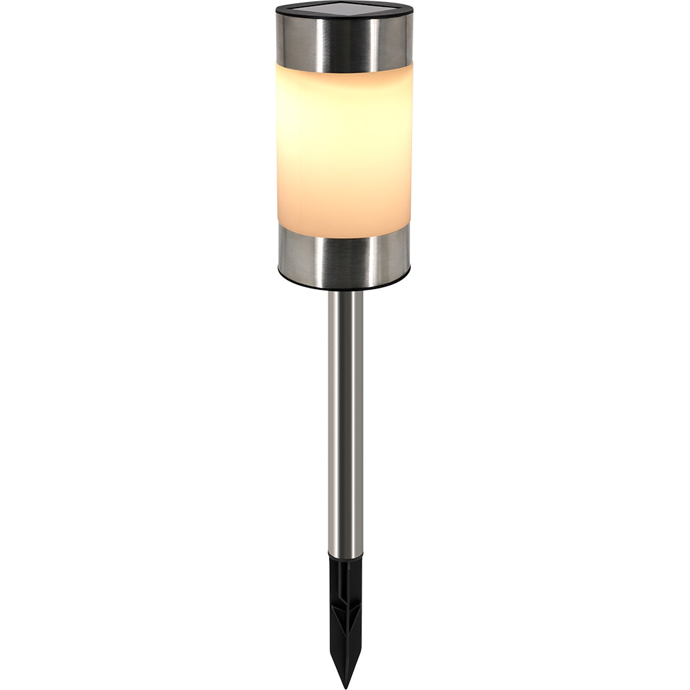 Lampa solara LED RGB, 0.02W, 1 lm, IP44, otel si plastic, argintiu