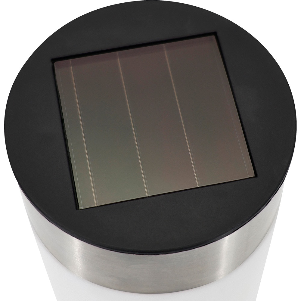 Lampa solara LED RGB, 0.02W, 1 lm, IP44, otel si plastic, argintiu