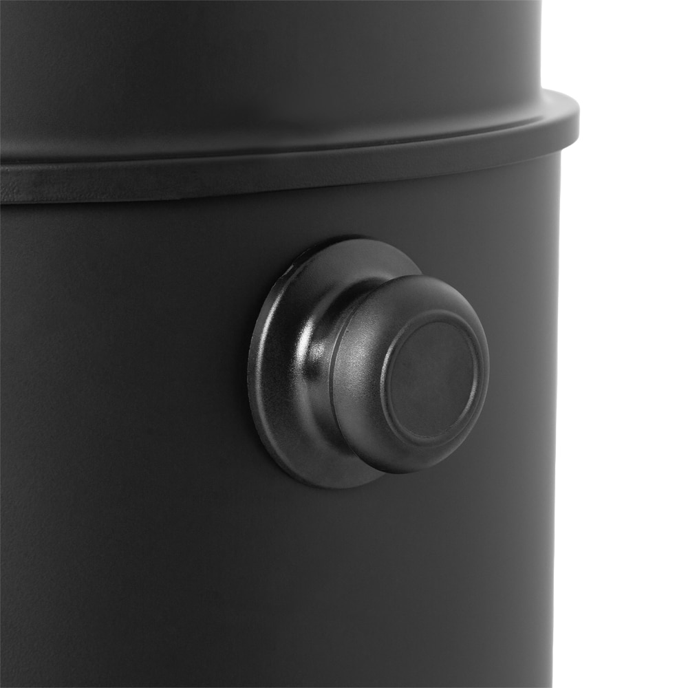 Afumatoare pe carbuni, otel, 40.5 x 84.5 cm, negru