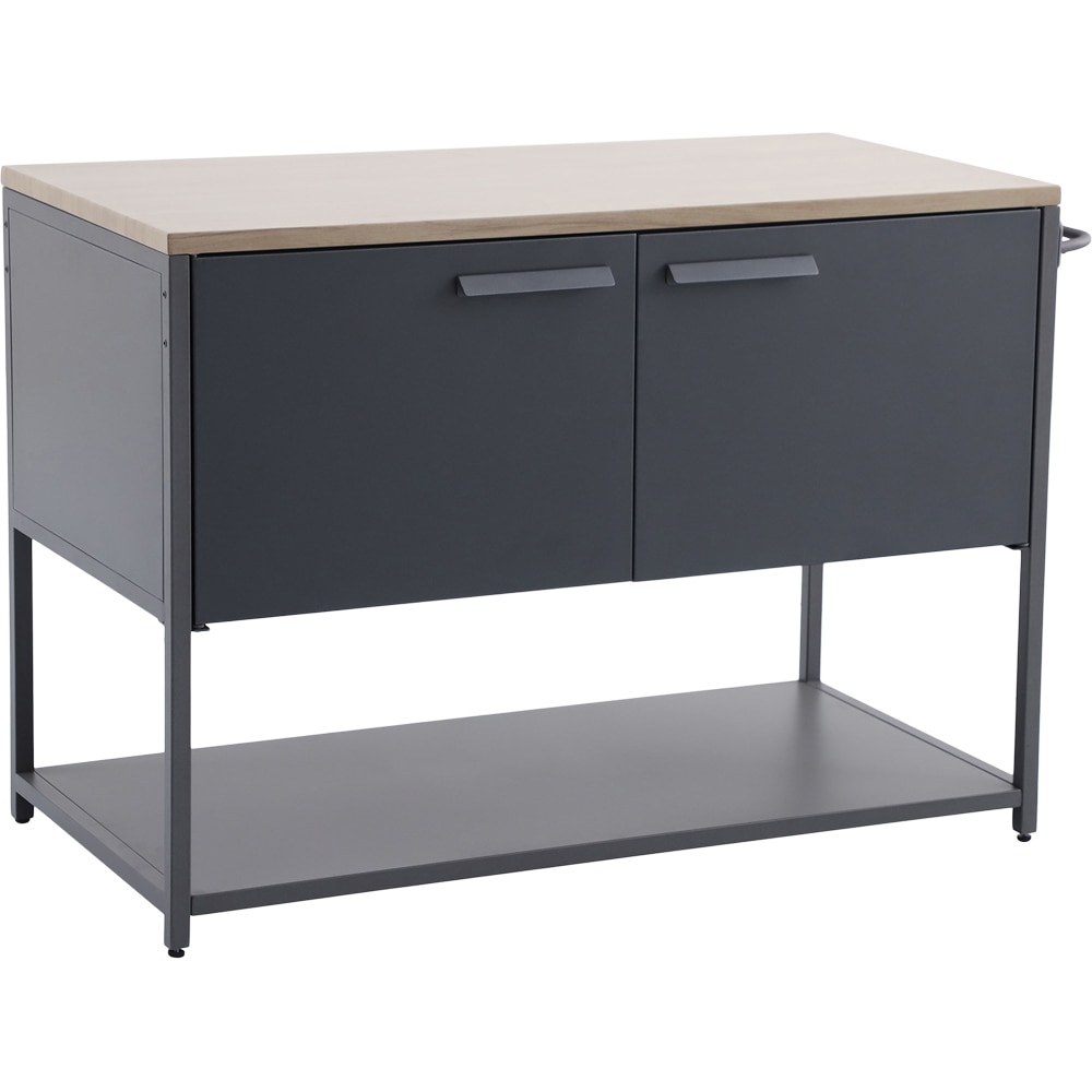 Dulap gradina GOODHOME Cucino, otel, 120 x 60 x 87.5 cm, gri