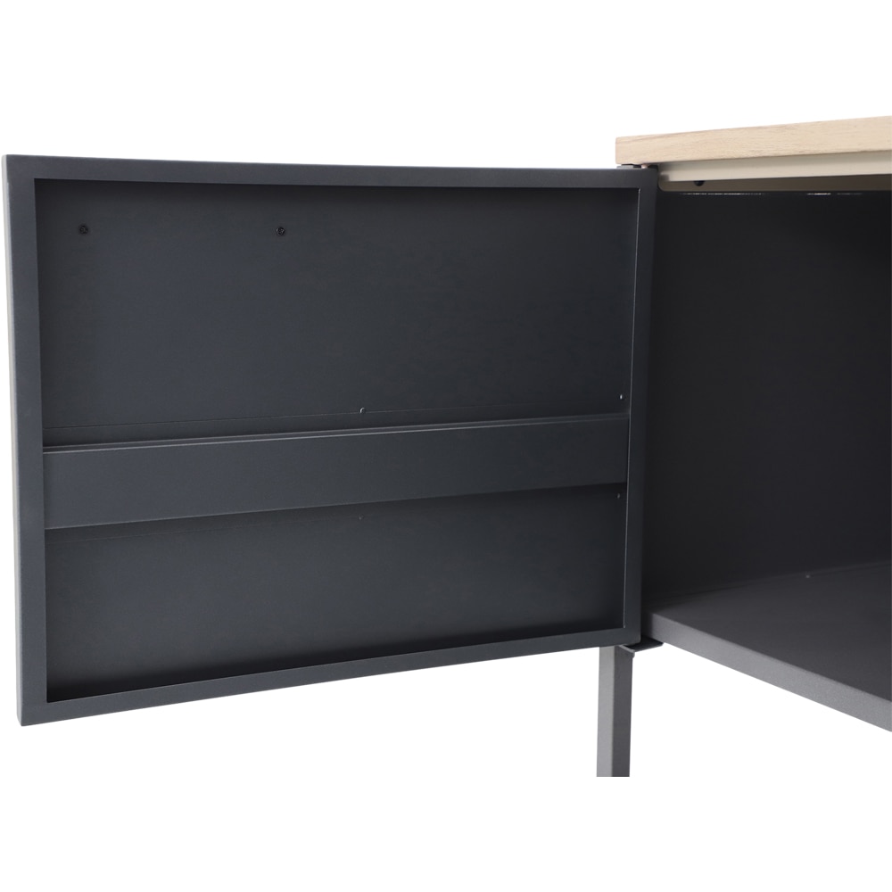 Dulap gradina GOODHOME Cucino, otel, 120 x 60 x 87.5 cm, gri