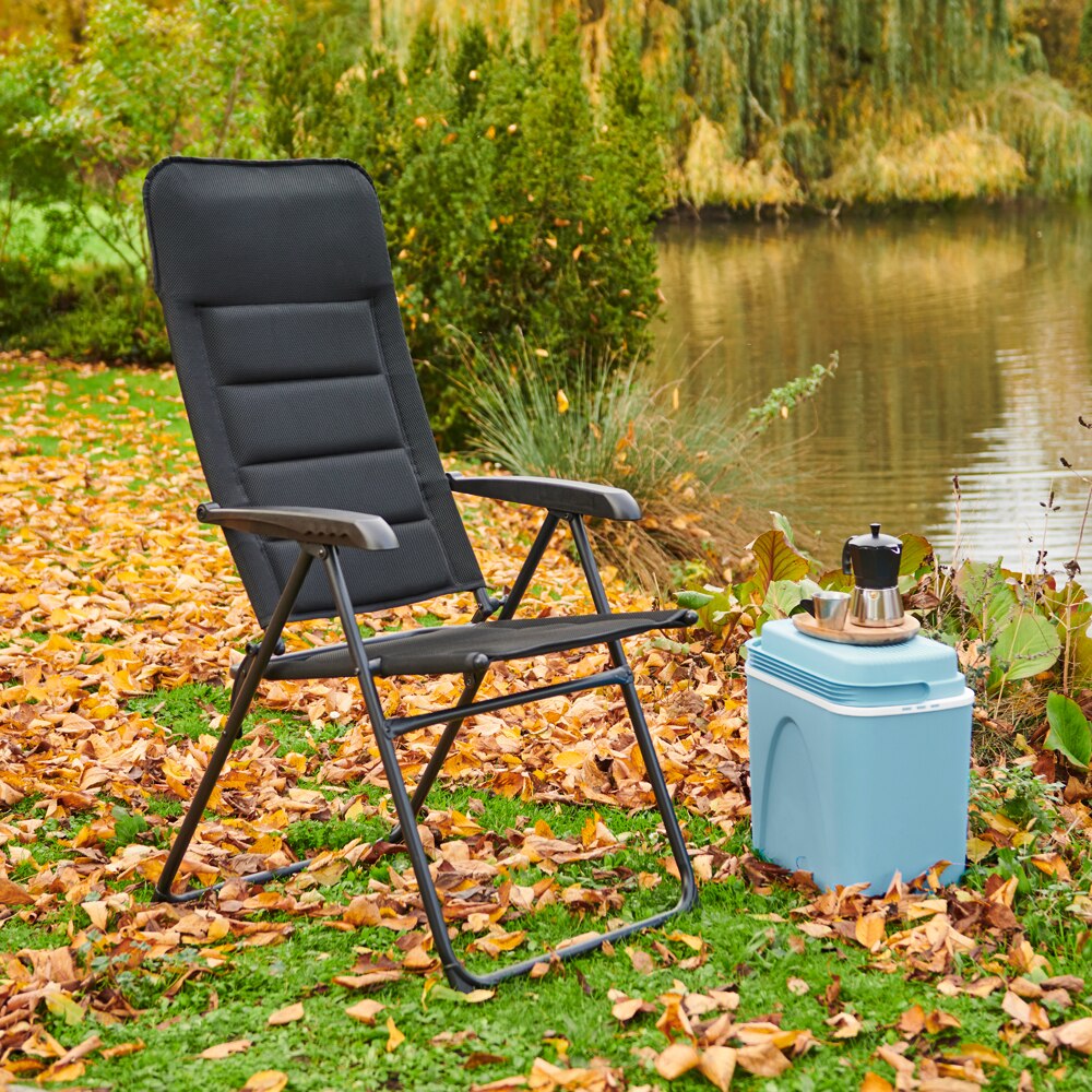 Scaun pliabil GOODHOME Vatani, negru