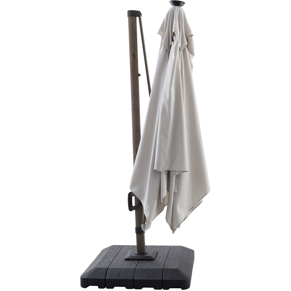 Umbrela de exterior GOODHOME Corby, 3 x 3m, alb