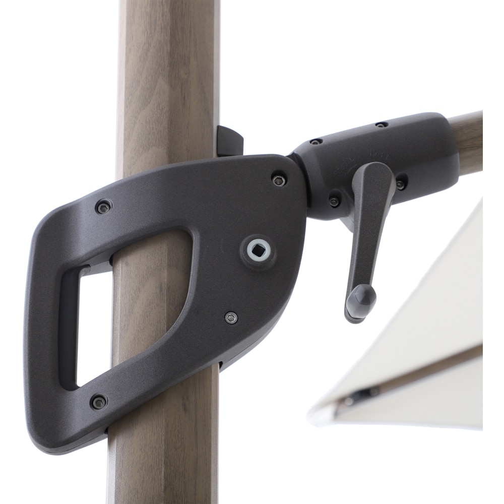 Umbrela de exterior GOODHOME Corby, 3 x 3m, alb