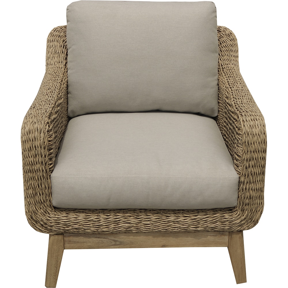 Set mobilier gradina GOODHOME Calora, 5 piese, crem