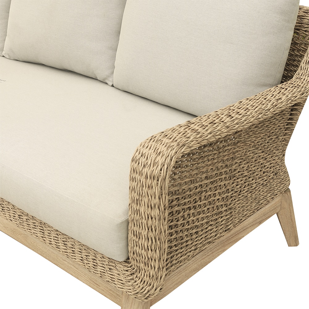 Set mobilier gradina GOODHOME Calora, 5 piese, crem