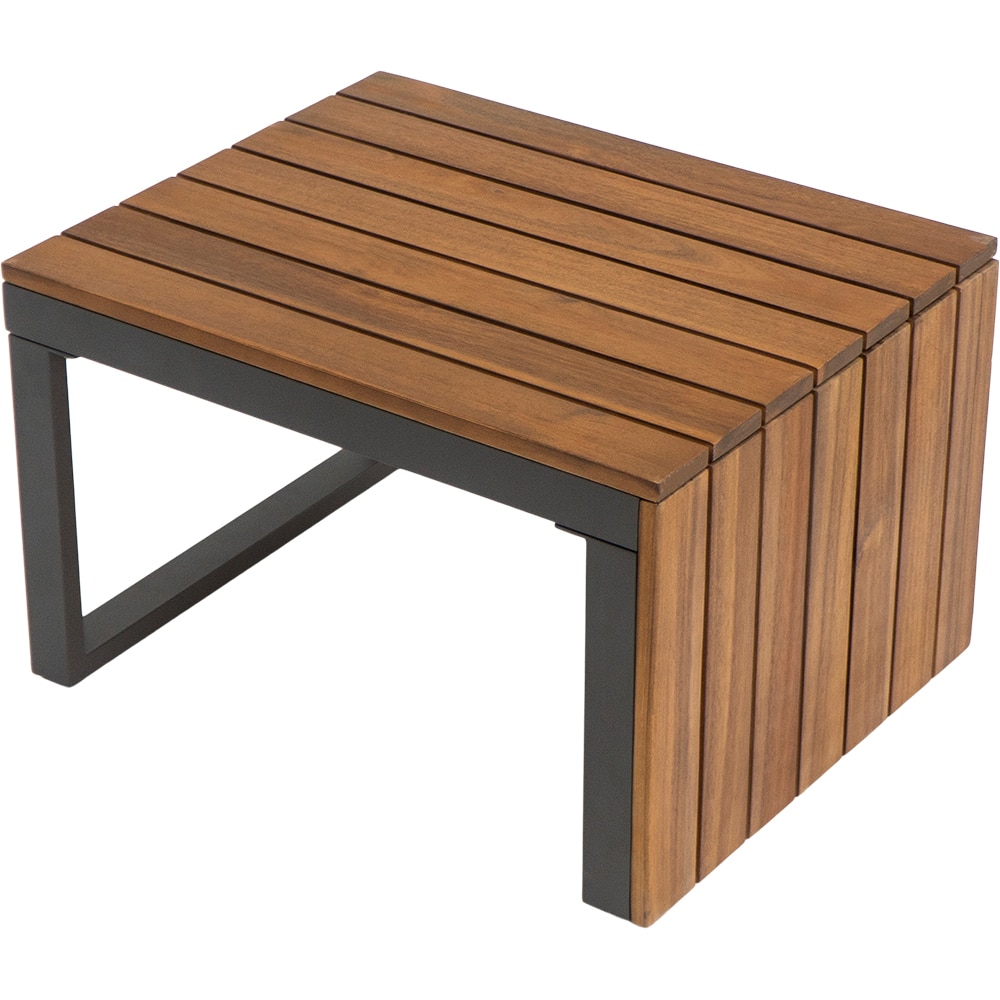 Set mobilier gradina GOODHOME Sumba, 3 piese, crem