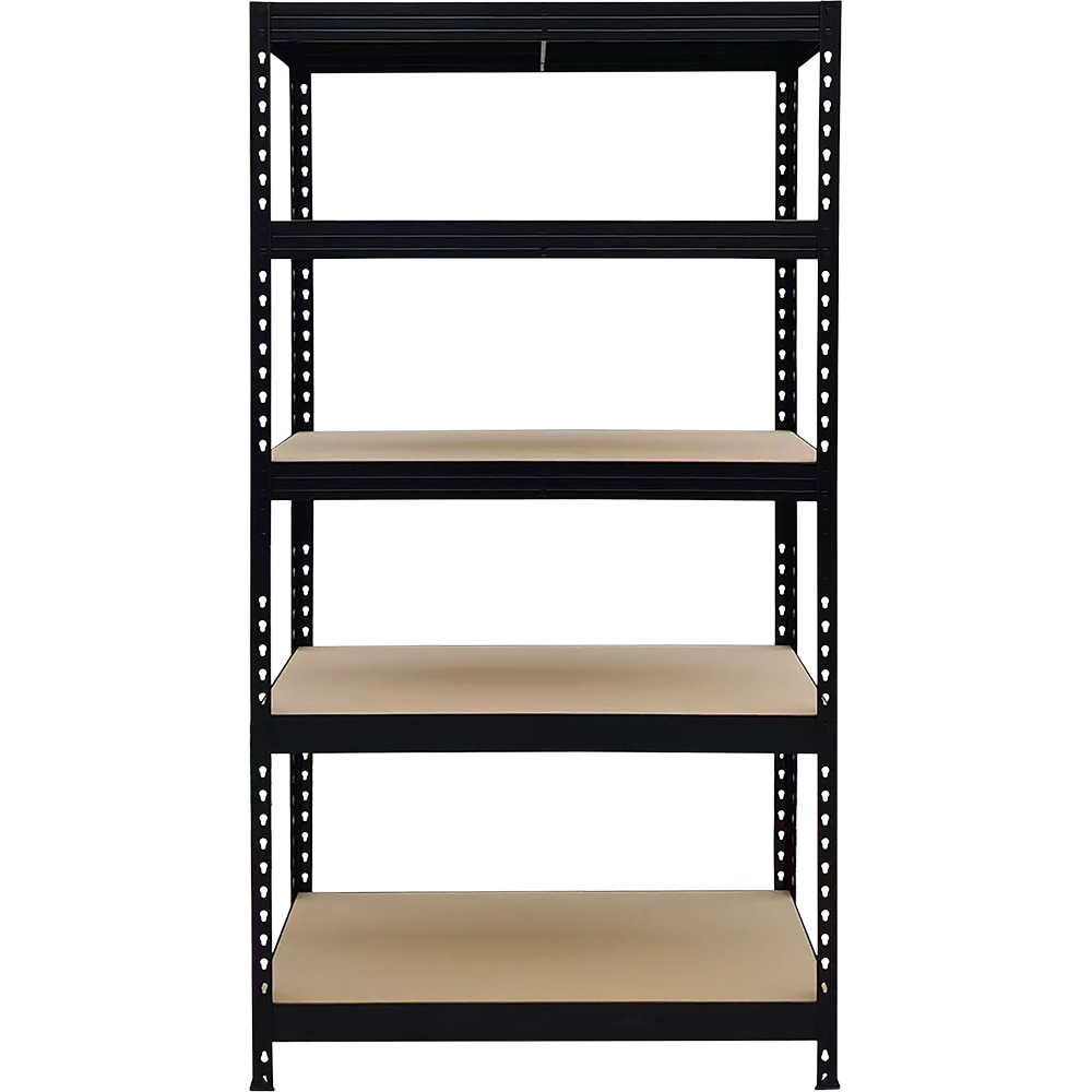 Raft atelier GOODHOME Rivet, metal, 97 x 60 x 180cm, negru