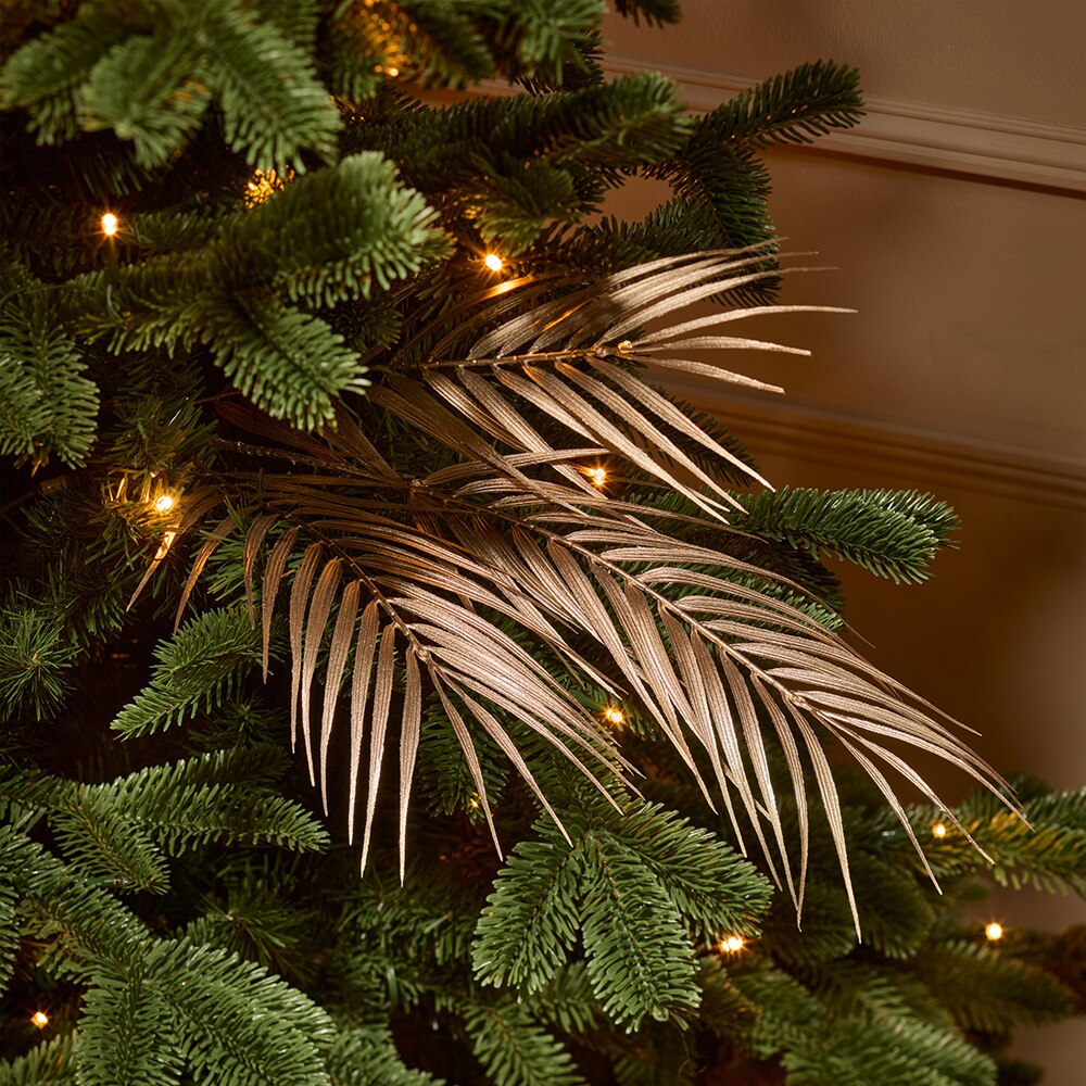 Decoratiune brad Frunze de palmier, 72 cm, auriu