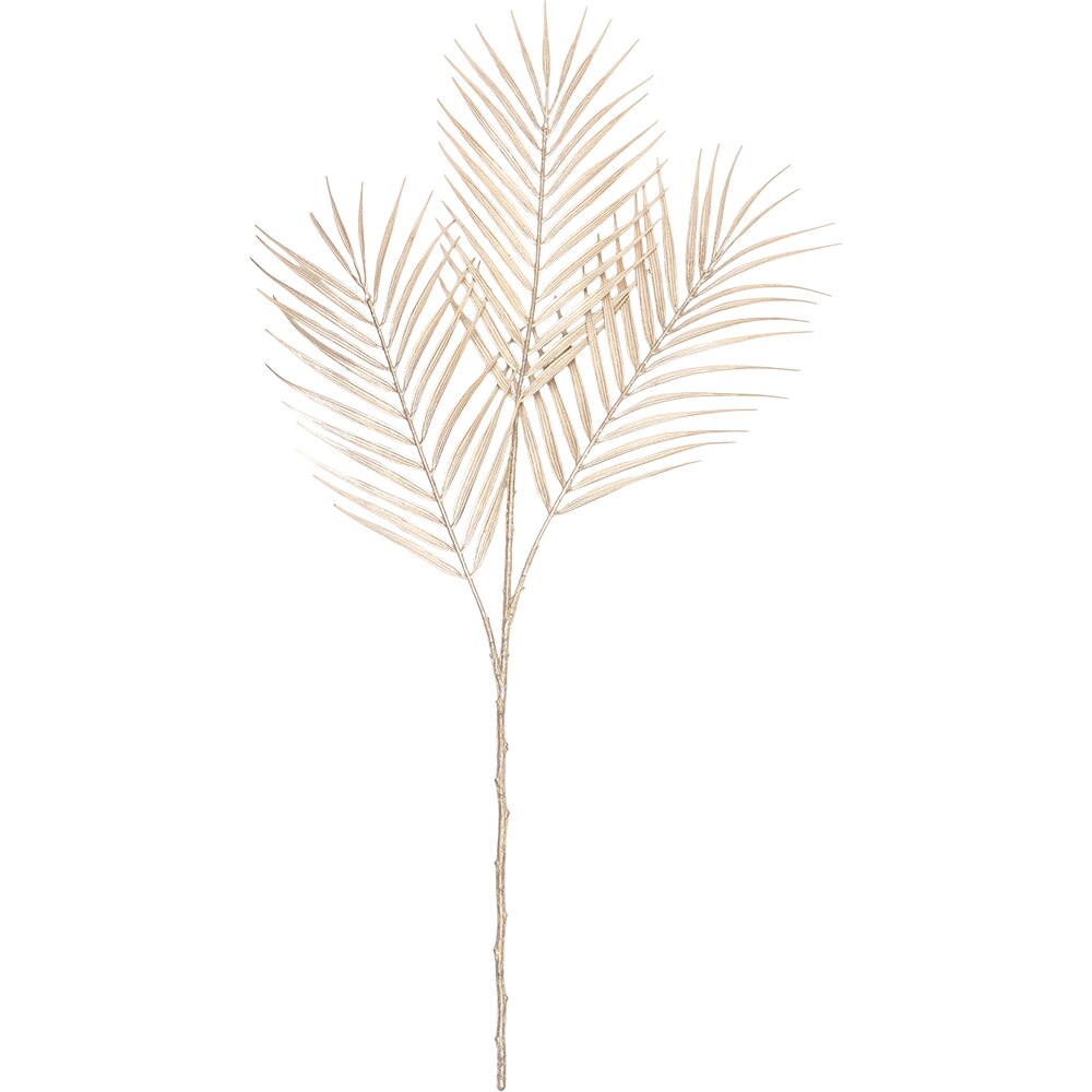 Decoratiune brad Frunze de palmier, 72 cm, auriu